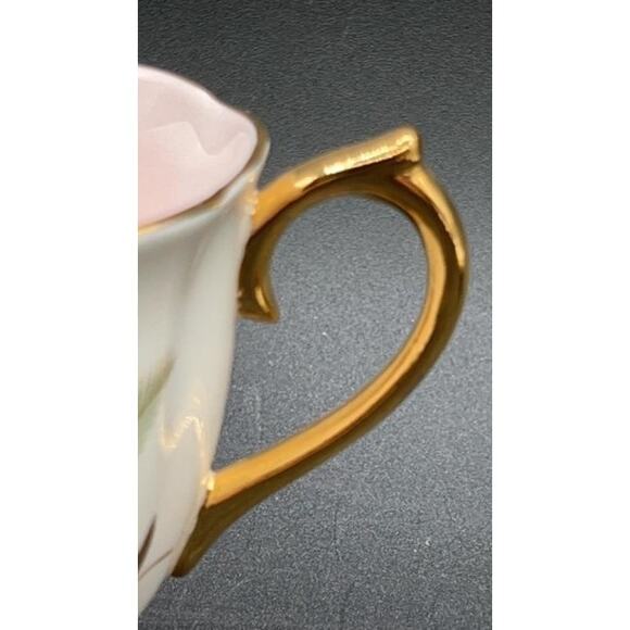 Royal Albert Braemar Bone China Tea Cup & Saucer Set of 6 Pink Gold Pinecone - Picture 5 of 16